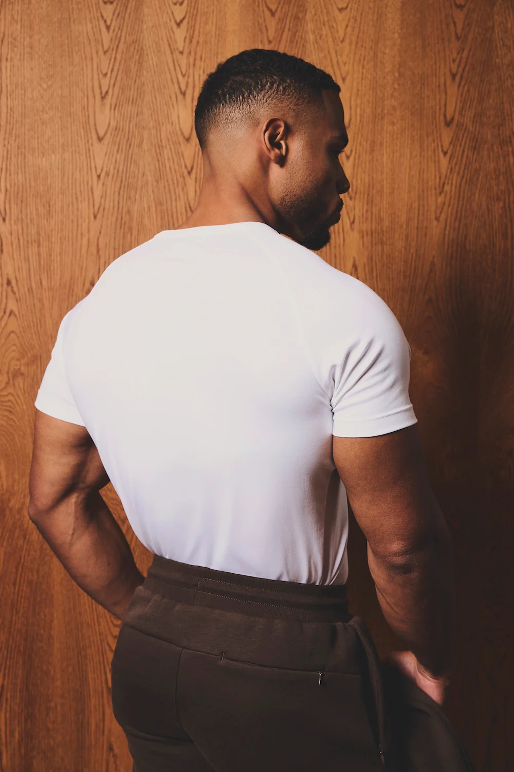 Mercerised Cotton T-Shirt in White - Image 9